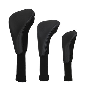 Plain Color Meshy Neoprene Golf Headcover Set